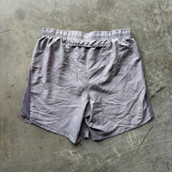 Nike Dri-Fit Running Shorts Men's Large Gray Lined Drawstring Athletic Training - Picture 6 of 11